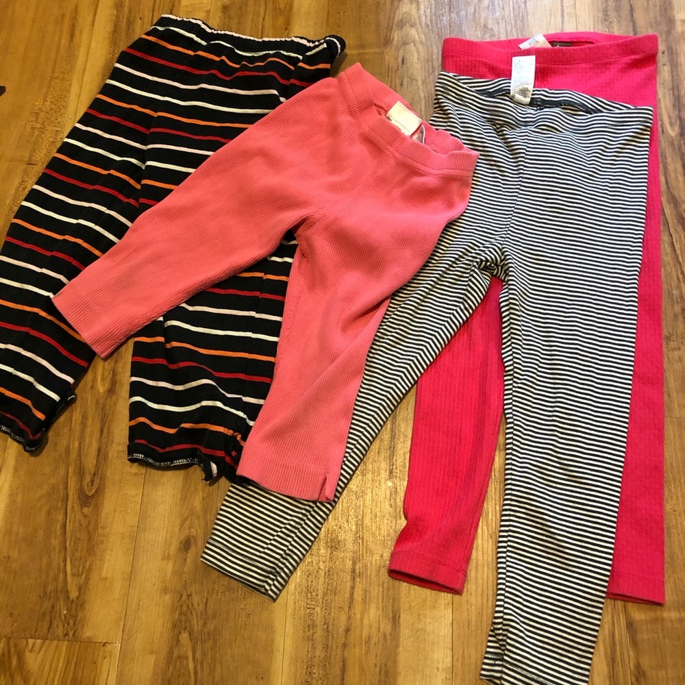 Lot of 4 leggings Tea & hanna Anderson 6-7